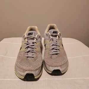 Nike Gray and Yellow Running Shoes